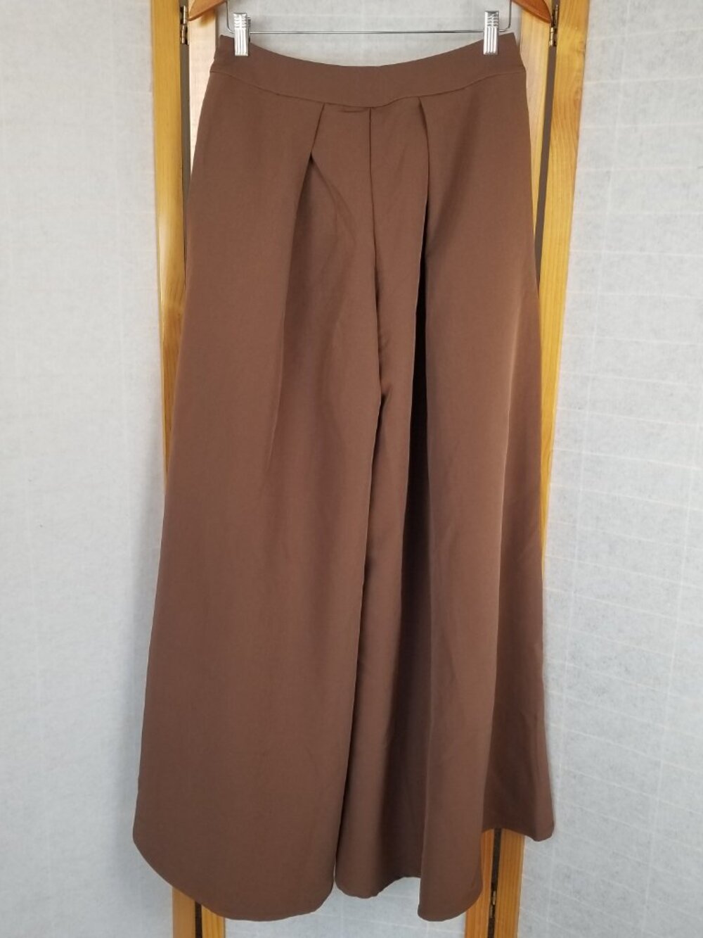NEW Anthropologie Petra Christine Pants Brown Wide Leg Trousers Size Large NWT - Picture 9 of 10